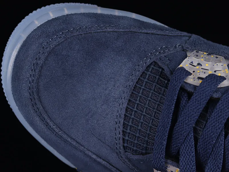 All categories Air Jordan Jordan series basketball shoes Air Jordan 4 Air Jordan 4 Retro AJ4 Joe 4 blue customized basketball shoes AJ4-1036660